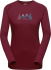R5 light Merino Shirt long ruby wine