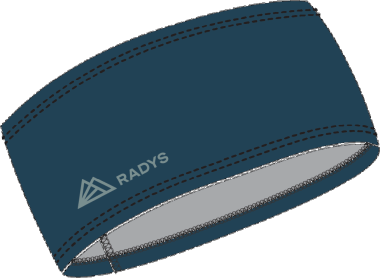 RA Merino Fleece Headband indigo