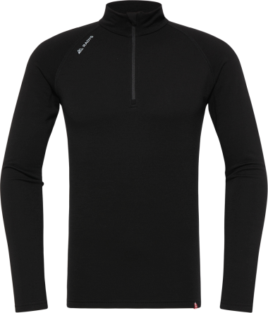 R5 Merino Zip Shirt Long black