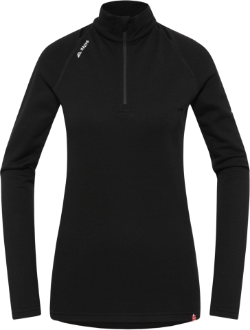 R5 Merino Zip Shirt Long black