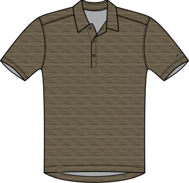 R5 Light Merino Polo clay