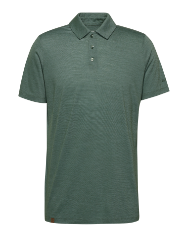 R5 Light Merino Polo elm green