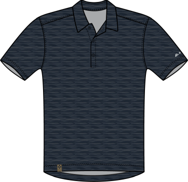 R5 Light Merino Polo navy
