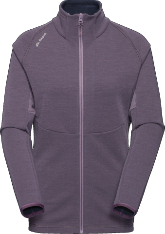R4 Merino Fleece Jacke plum