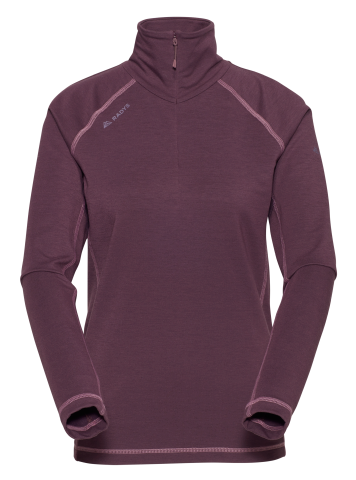 R4 Stretchfleece Pull dark plum