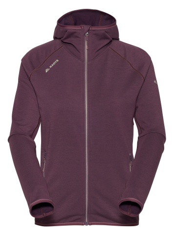 R4 Stretchfleece Hoody Jacket dark plum