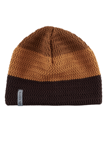 RA Tritone Beanie chocolate