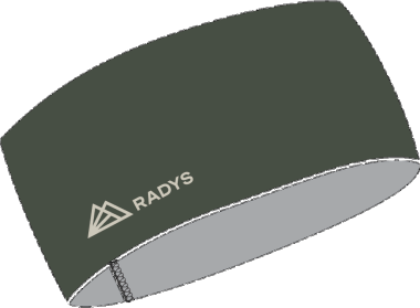 RA Strechfleece Headband moos