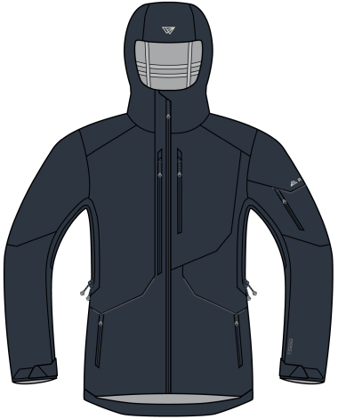 R1 Free Mountain Tech Jacket navy