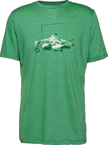 R5 Light Merino Peak format T bright green