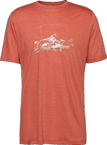 R5 Light Merino Peak format T terracotta