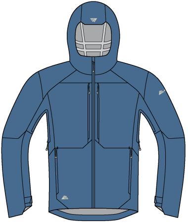 R1 Alpine Tech Jacket sapphire