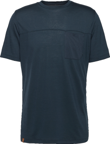 R5 Light Merino Pocket T navy