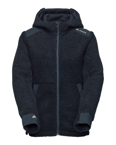 R4 Teddy Fleece Hoody Jacket navy
