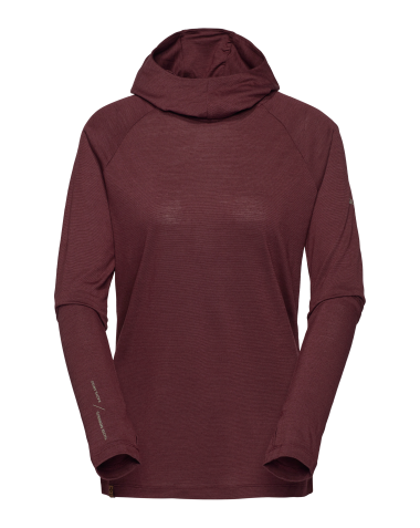 R5 Light Merino Shirt Long mahogany