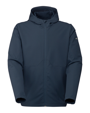 R4 Woven Fleece Hoody Jacket M navy