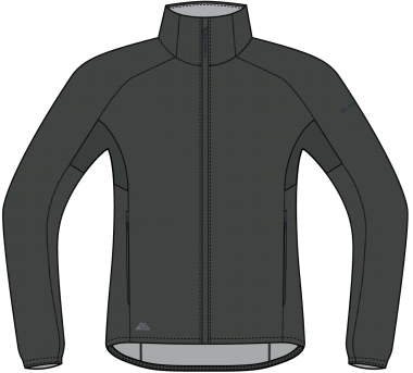 R4 Merino Waffle Jacket M thyme leaves