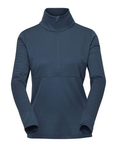 R4 Merino Waffle Pull W navy