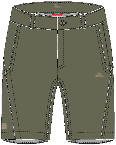 R2 Explorer Shorts M sage