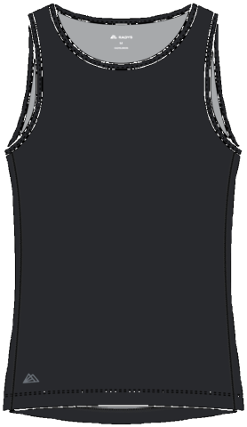 R5 Base Merino Top M black