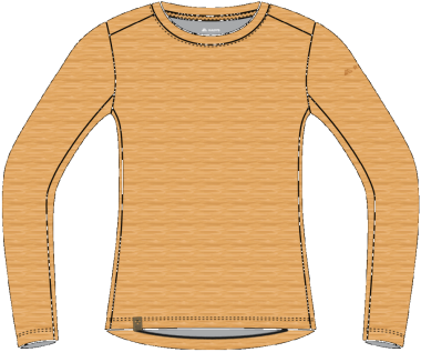 R5 Light Merino Shirt Long  W apricot