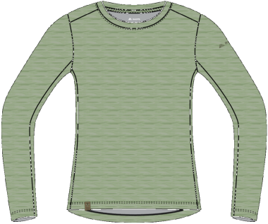 R5 Light Merino Shirt Long  W Reed