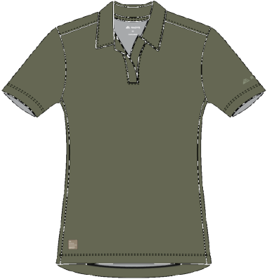 R5 Merino Polo W sage