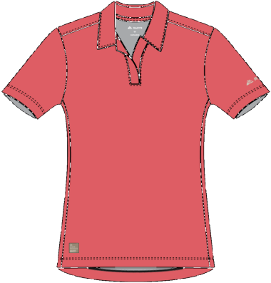 R5 Merino Polo W sorbet