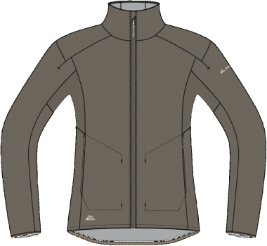 R4 Merino Waffle Jacket W ash