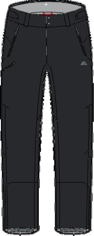 R2 Softshell Pants W black