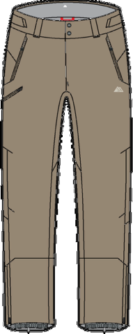 R2 Softshell Pants W cedar