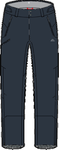 R2 Softshell Pants W navy