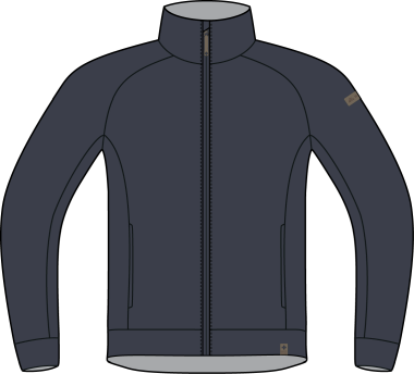 R4 Merino Rigi Jacket M india ink