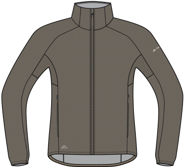 R4 Merino Waffle Jacket M ash