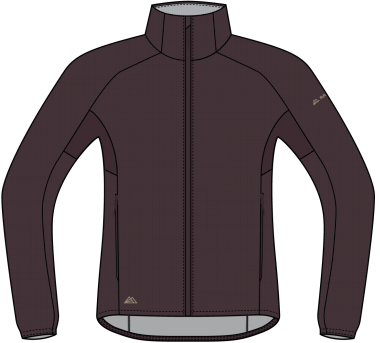 R4 Merino Waffle Jacket M nightwine