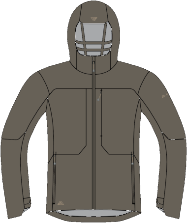 R1 Hiking Tech Jacket M ash