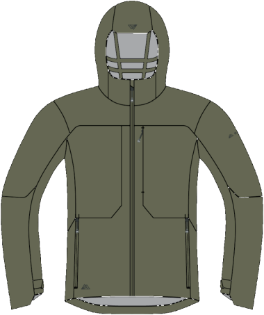 R1 Hiking Tech Jacket M sage